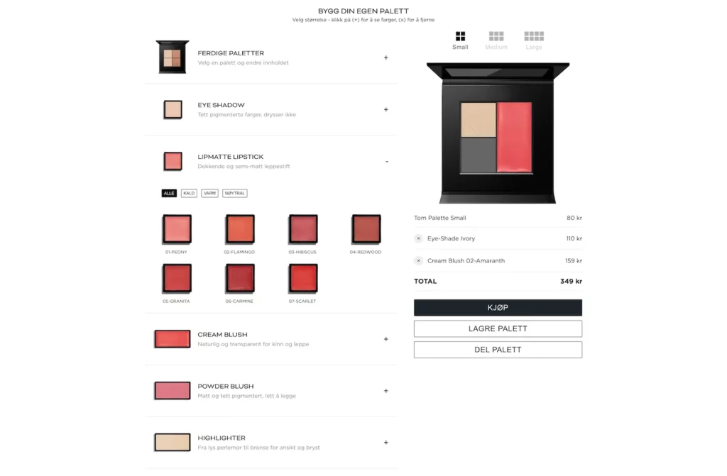 makeup palettbygger på lindajohansen.no
